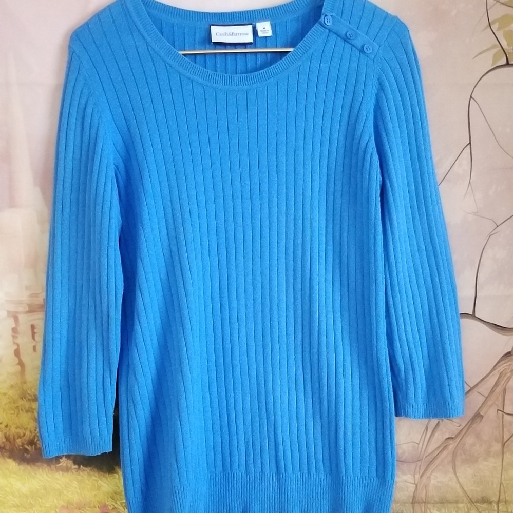 Croft & Barrow Womens  Crewneck  Sweater